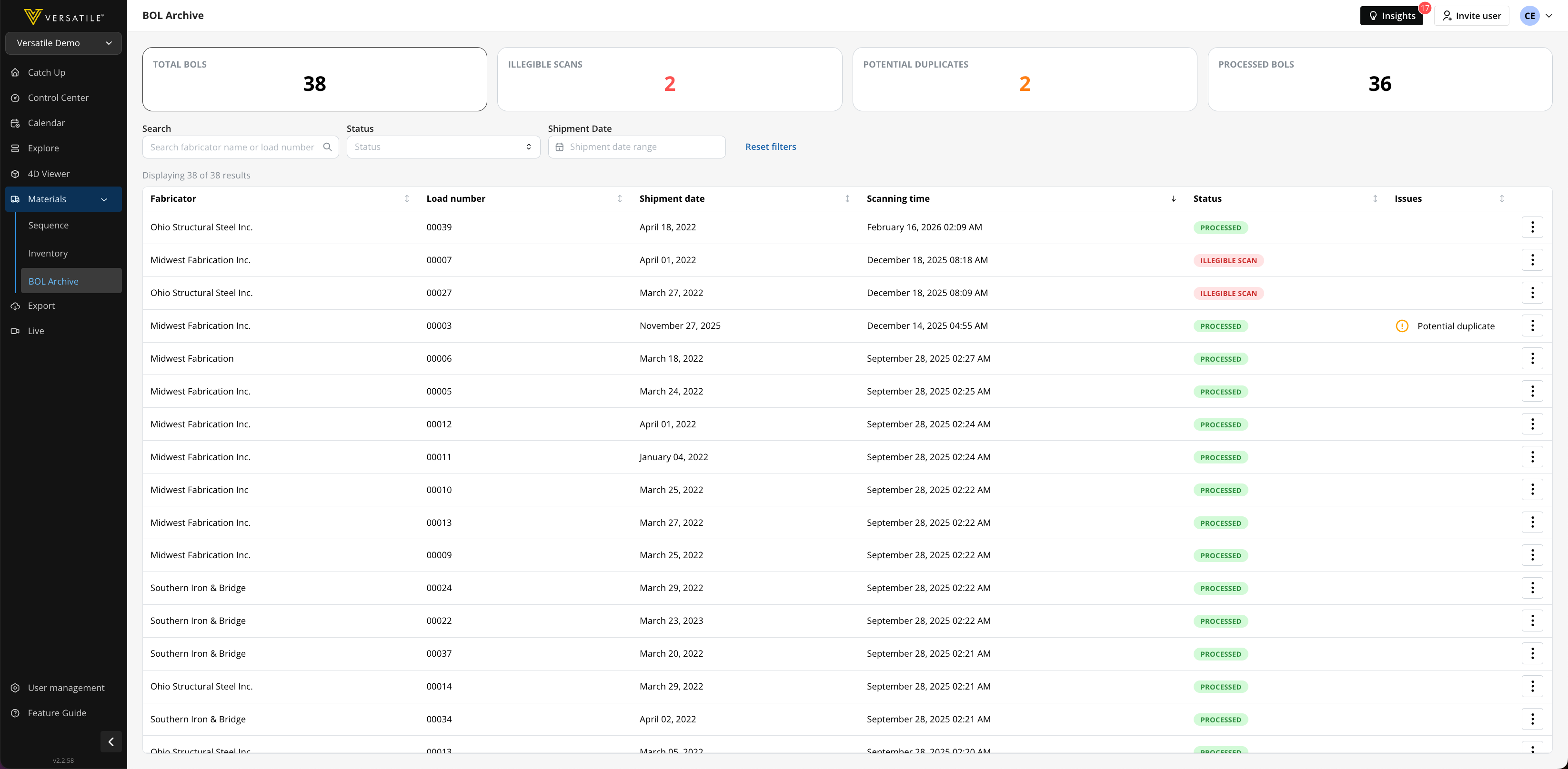 BOL-archive-list